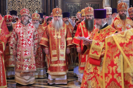 Митрополит Лонгин принял участие в праздновании дня памяти святых равноапостольных Мефодия и Кирилла в Москве