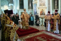 Божественная Литургия и Чин Торжества Православия в Духосошественском кафедральном соборе Саратова