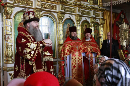 Божественная литургия в Михаило-Архангельском храме г. Балашова