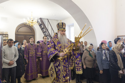 Божественная литургия в храме во имя святой великомученицы Екатерины г. Саратова