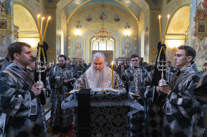 Пассия в храме Покрова Пресвятой Богородицы г. Саратова
