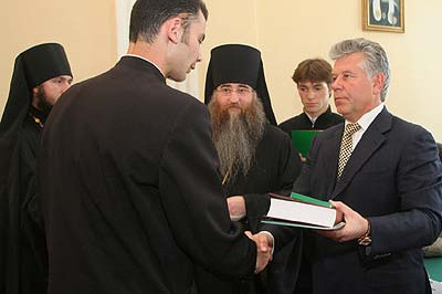 Десятый юбилейный выпуск в Саратовской Православной Духовной Семинарии.