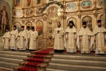 Божественная литургия в Свято-Покровском храме г. Саратова