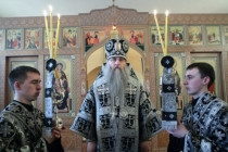 Литургия Преждеосвященных Даров в храме во имя святых Царственных страстотерпцев при СГУ