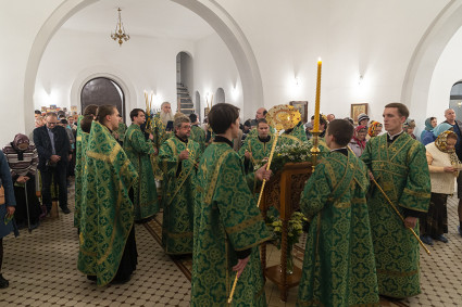 Всенощное бдение в храме преподобного Сергия Радонежского г. Саратова