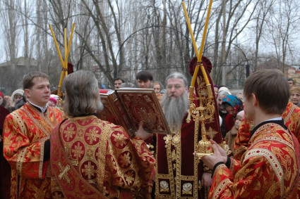 Божественная литургия в храме во имя святой великомученицы Екатерины г. Новоузенска