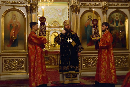 Всенощное бдение в Покровском соборе г. Саратова