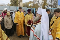 Освящение колоколов для звонницы храма в честь Вознесения Господня