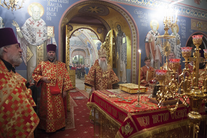 Всенощное бдение в Свято-Троицком кафедральном соборе г.Саратова