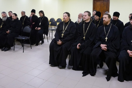 Прошло собрание духовенства Вольского и Воскресенского благочиний