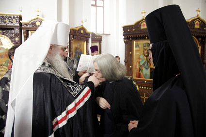 Иноческий постриг в Свято-Иоанновском женском монастыре с.Алексеевка Хвалынского района