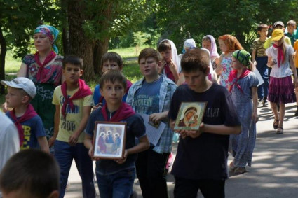 В «Солнечном» прошел традиционный крестный ход