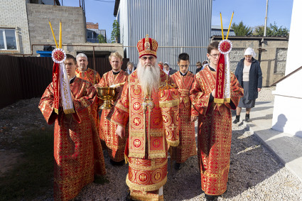 Божественная литургия в храме Воскресения Христова г. Саратова
