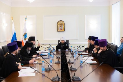 Состоялось расширенное заседание Архиерейского совета Саратовской митрополии