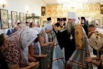 Всенощное бдение в храме Рождества Христова г. Вольска