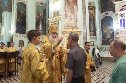 Всенощное бдение в храме Сошествия Святого Духа г. Саратова