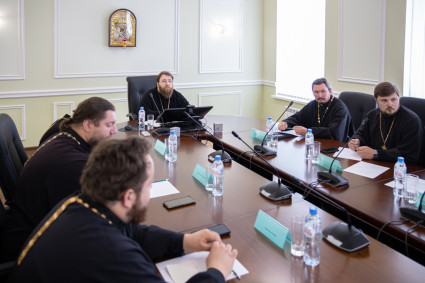 Митрополит Игнатий провел рабочее совещание по принесению мощей преподобного Сергия Радонежского в Саратов