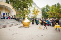 Освящен купол храма во имя равноапостольной Марии Магдалины