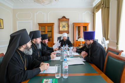 Заседание Архиерейского совета Саратовской митрополии