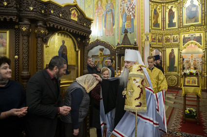 Всенощное бдение в Иоанновском женском монастыре с. Алексеевка