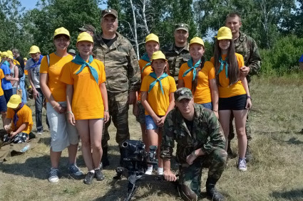 Экскурсия на военный полигон для ребят из «Солнечного»