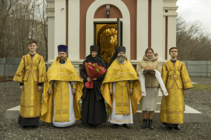 Митрополит Игнатий совершил Божественную литургию в храме святых мучеников Адриана и Наталии г. Саратова