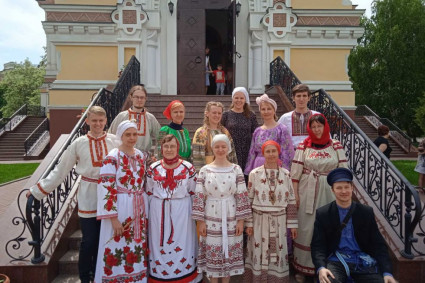 В храме святых равноапостольных Мефодия и Кирилла прошло праздничное представление для прихожан