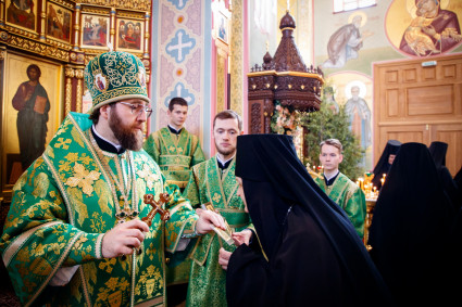 Божественная литургия в Иоанновском женском монастыре