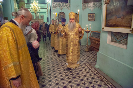 Всенощное бдение в храме Сошествия Святого Духа г. Саратова