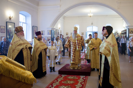 Всенощное бдение в храме в честь Рождества Христова г. Вольска