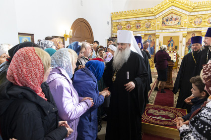 Великое освящение храма Сорока Севастийских мучеников г. Саратова и Божественная литургия в новоосвященном храме