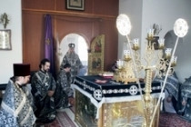 Литургия Преждеосвященных Даров на Архиерейском подворье – в храме в честь иконы Божией Матери «Утоли моя печали»