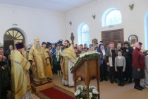 Божественная литургия в храме в честь Богоявления Господня с.Терса Вольского района