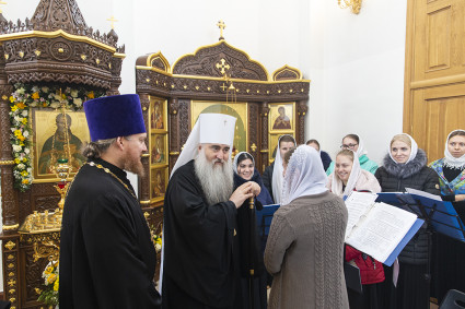 Божественная литургия в Свято-Иоанновском женском монастыре с. Алексеевка Хвалынского района