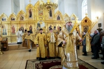 Божественная литургия в храме в честь Казанской иконы Божией Матери Саратова