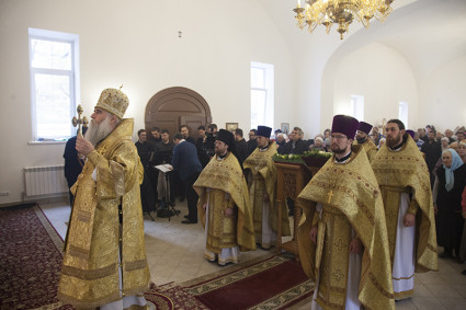 Великое освящение храма во имя святителя Николая Японского г. Саратова и Божественная литургия в новоосвященном храме