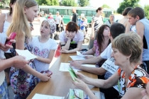 Заезд первой смены лагеря "Солнечный"
