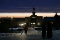 Божественная литургия в Свято-Алексиевском женском монастыре Саратова