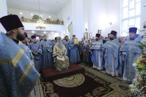 Божественная литургия в храме в честь Казанской иконы Божией Матери Саратова