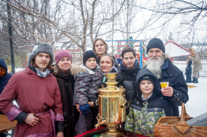 Зимний праздник в селе Пристанное