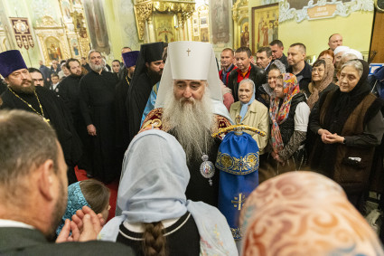 Всенощное бдение в Покровском храме г. Саратова