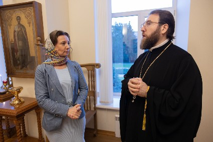 Митрополит Игнатий встретился с заместителем Председателя Государственной Думы Анной Юрьевной Кузнецовой