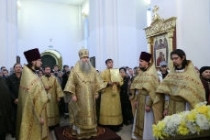 Божественная литургия в храме святого великомученика Георгия Победоносца г.Саратова