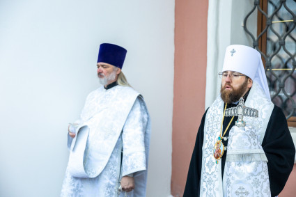 Лития на могиле архиепископа Пимена (Хмелевского)