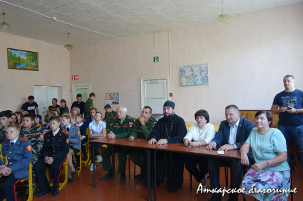 Священник поздравил молодежный военно-патриотический клуб «Каскад» с годовщиной
