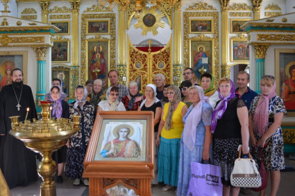 Члены Всероссийского общества слепых побывали на святом источнике в селе Михайловка