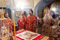 Крещальная Литургия в Свято-Троицком соборе Саратова