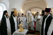 Всенощное бдение в Спасо-Преображенском мужском монастыре Саратова
