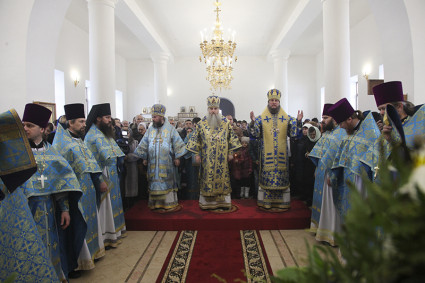 Великое освящение храма во имя великомученицы Екатерины г. Новоузенска и Божественная литургия в новоосвященном храме