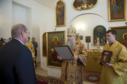 Божественная литургия в храме во имя святой равноапостольной Марии Магдалины г. Саратова